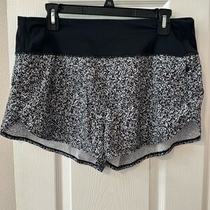 Women’s black and white shorts. Lightly worn.